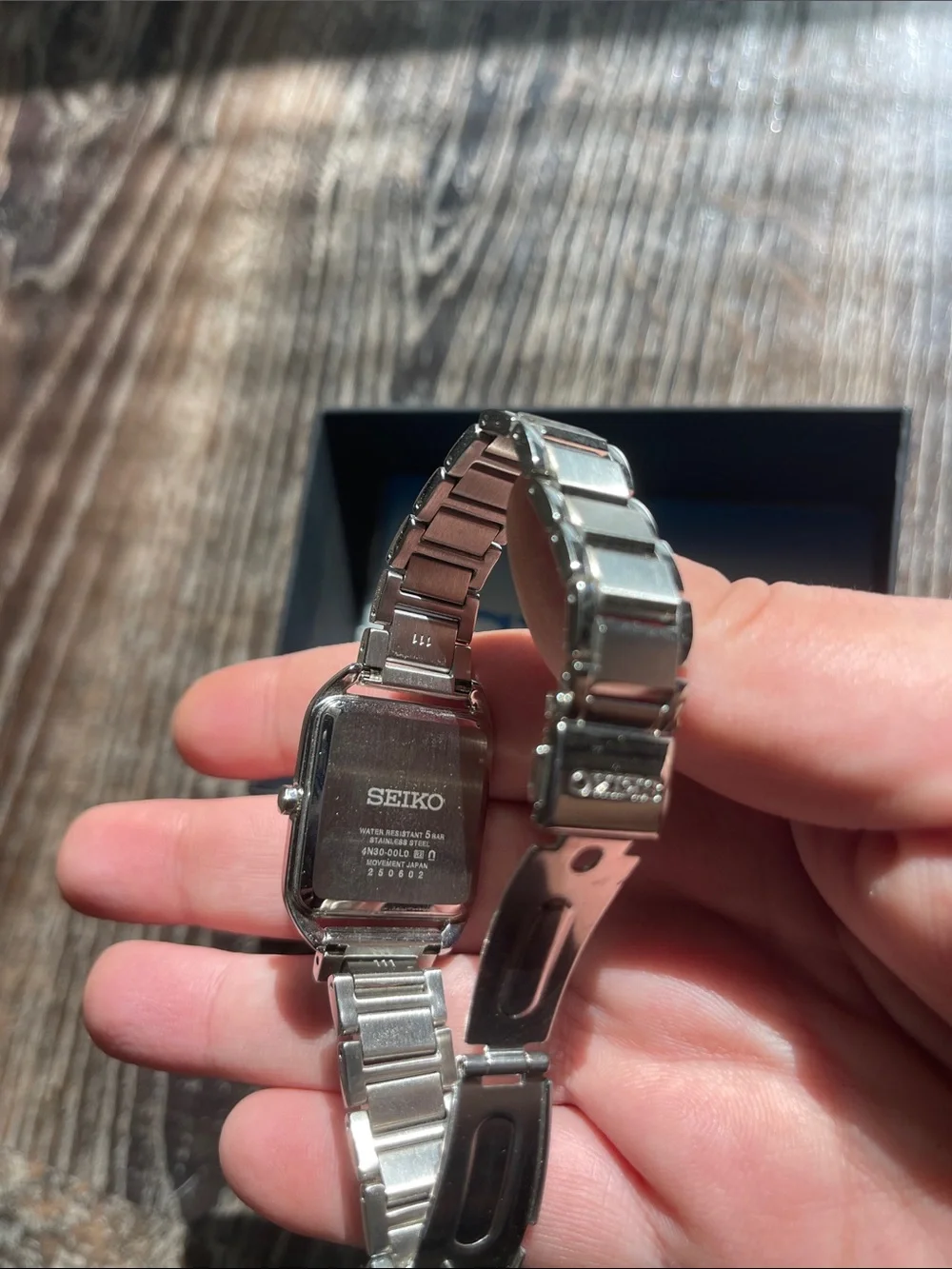 Seiko polished stainless
